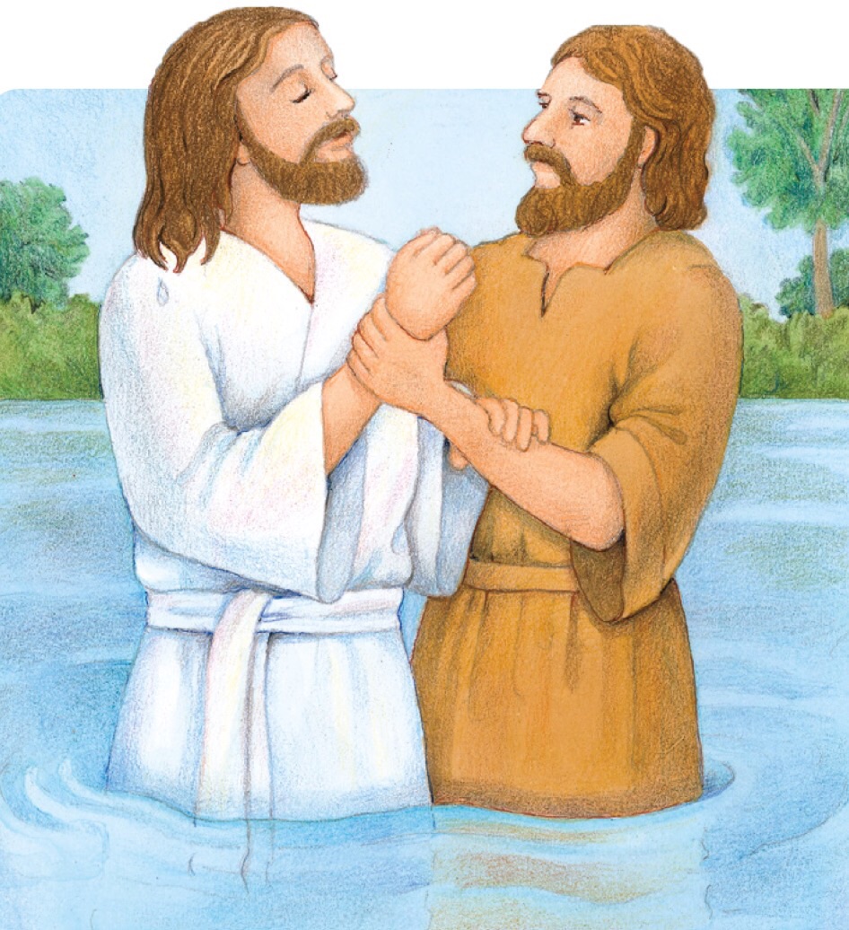 clip art jesus being baptised - photo #7