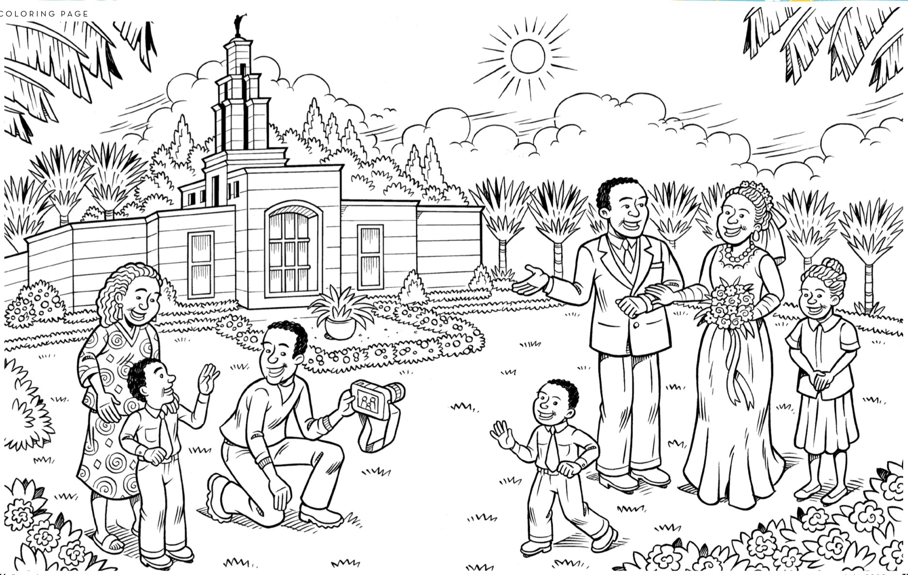 sabbath day coloring pages - photo #16