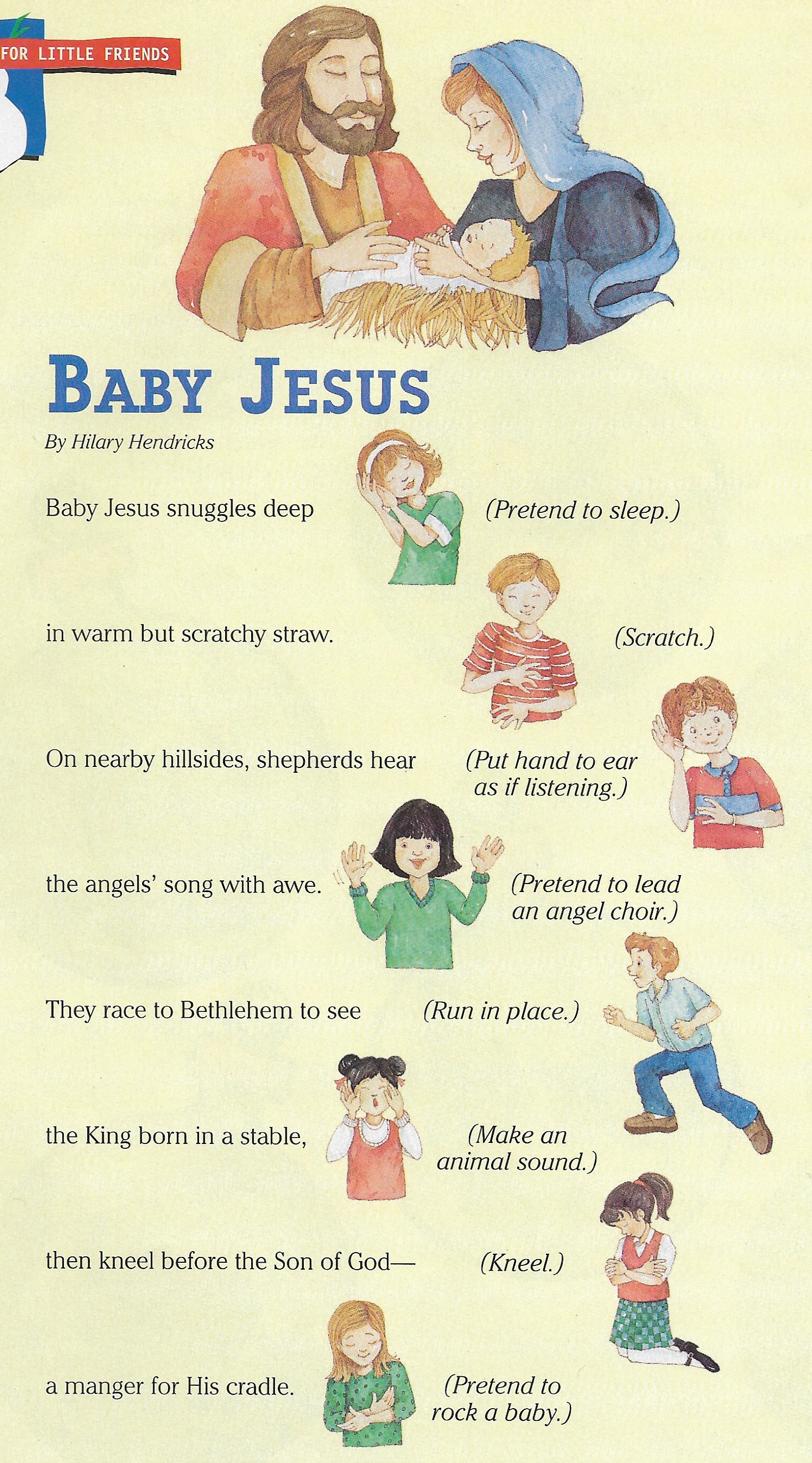 Teaching Children about Jesus&rsquo; Birth