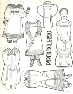 Pioneer Girl and Pioneer Boy Paper Doll Printables