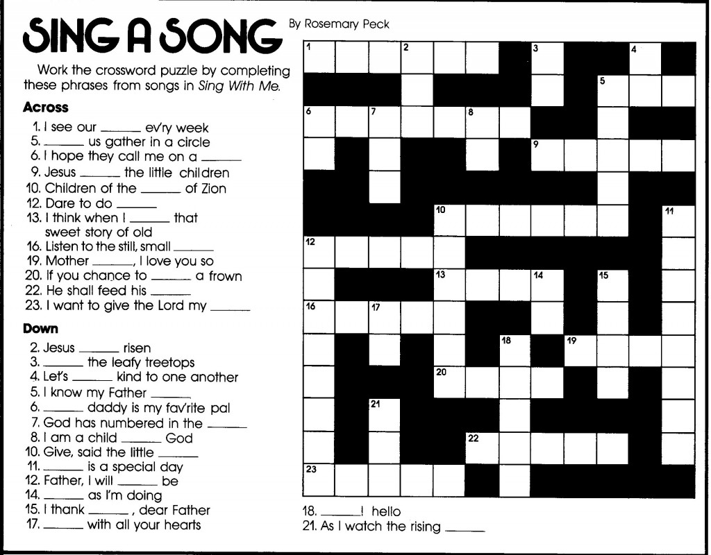 Music - Games Archives - Teaching Children the Gospel