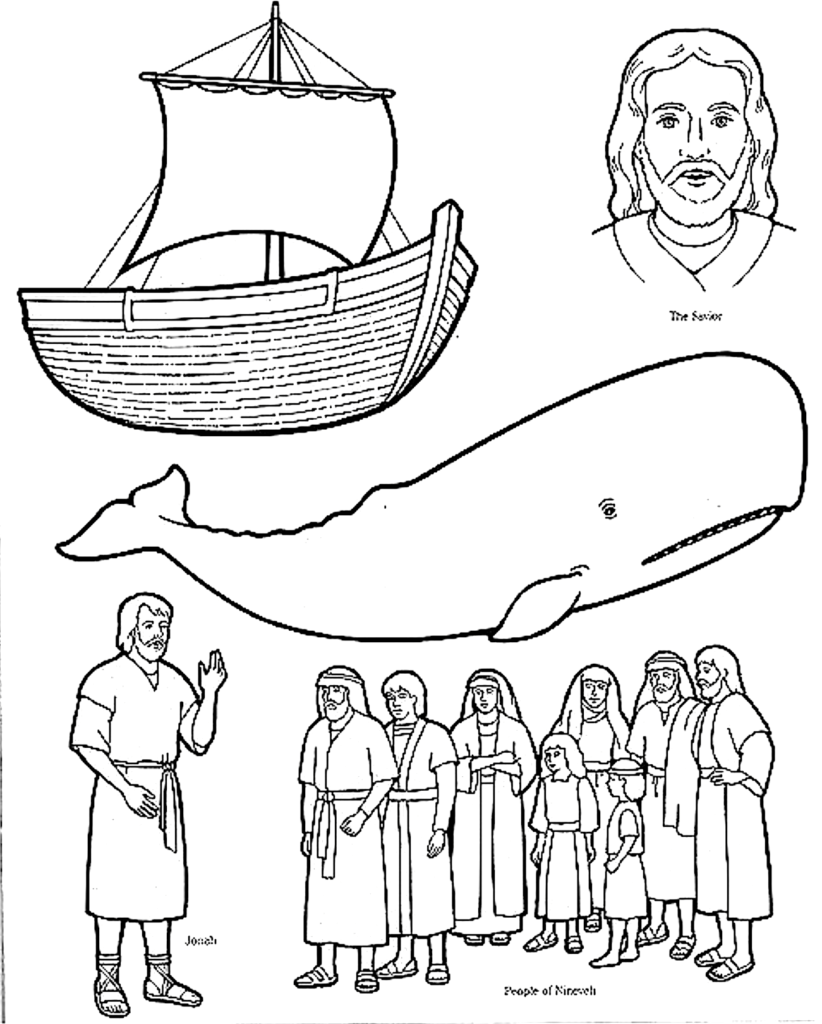 Библейский пророк во чреве кита 4